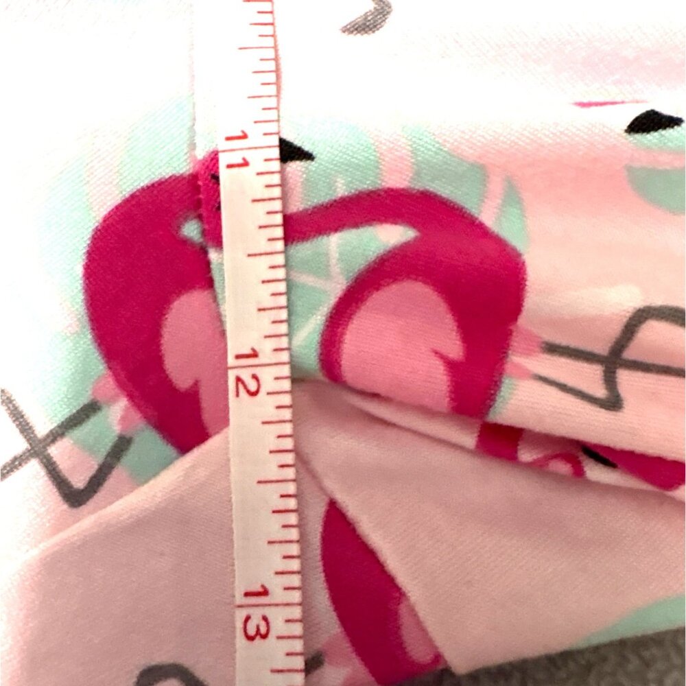NWT Muk Luks Womens Flamingo Print Pajama Pants L Lightweight Soft Pink - Picture 6 of 7